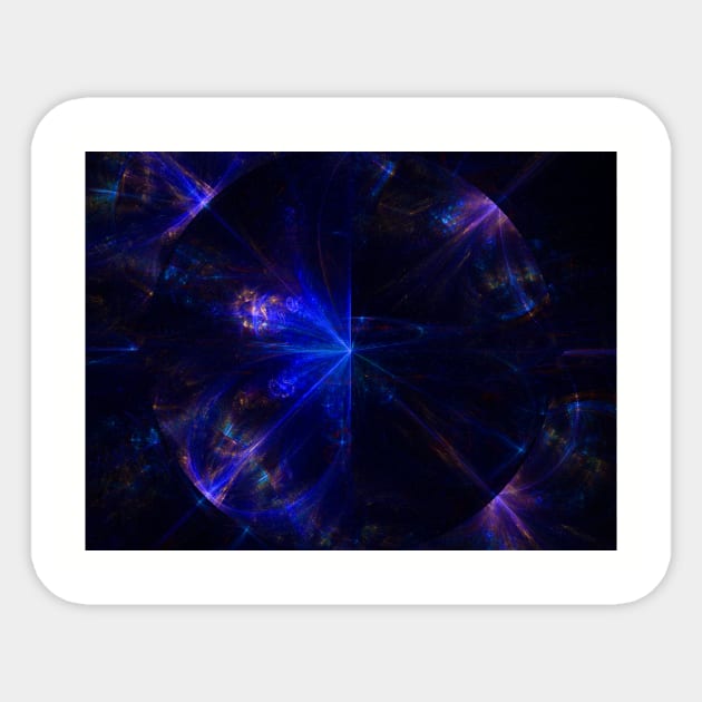 Abstract   fractal Sticker by Tanyalovus